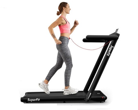 Goplus 2 in 1 Folding Treadmill